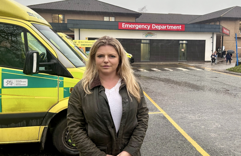 Hannah visits the Princess Royal Hospital